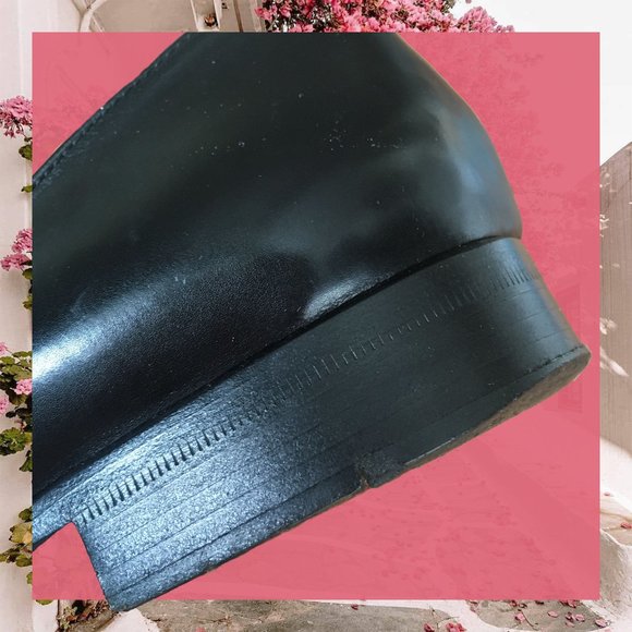 Italian Elegant Black Coach Loafers/Flats - Size 5 - Picture 3 of 5